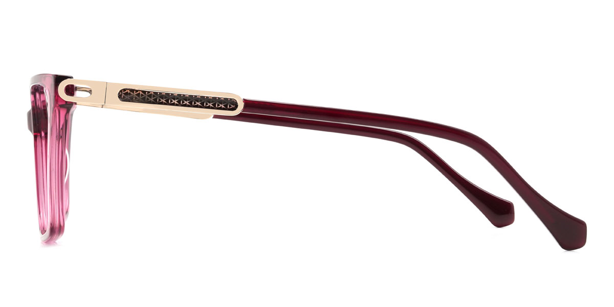 Lila Gustavo Brille - Rectangle Glasses