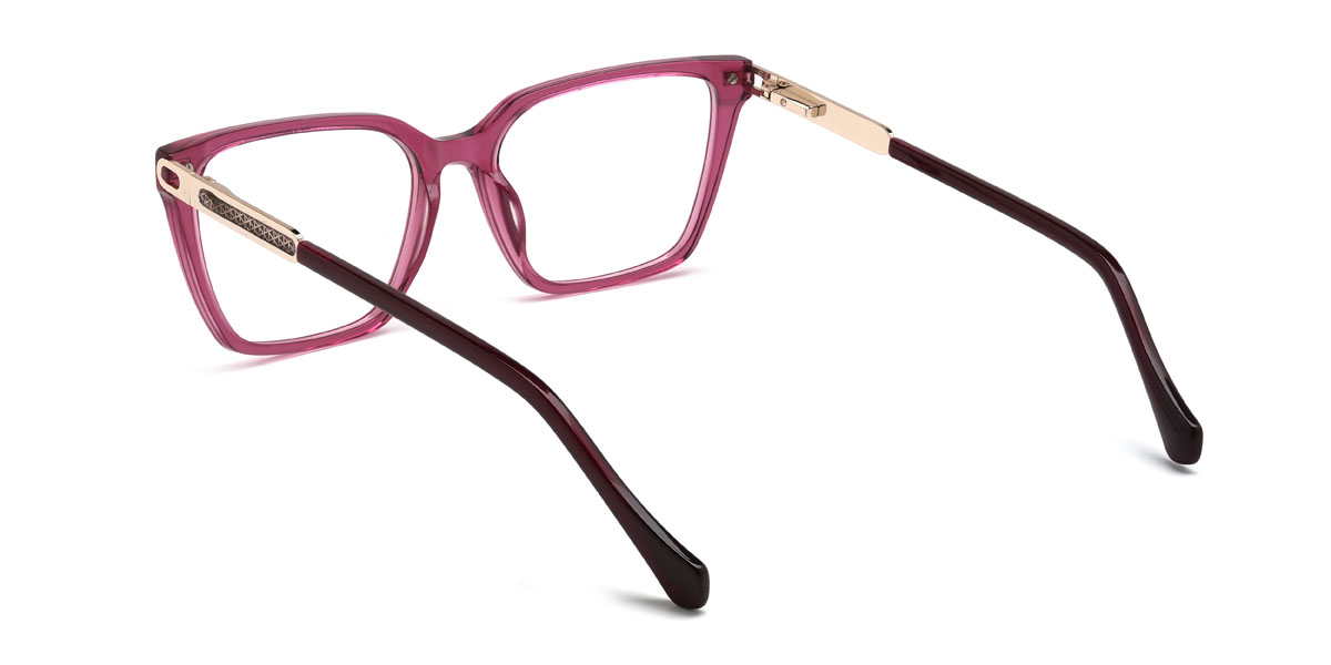 Lila Gustavo Brille - Rectangle Glasses