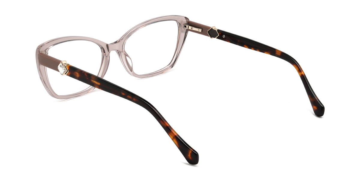 Átlátszó szürke Jethro Szemüveg - Rectangle Glasses