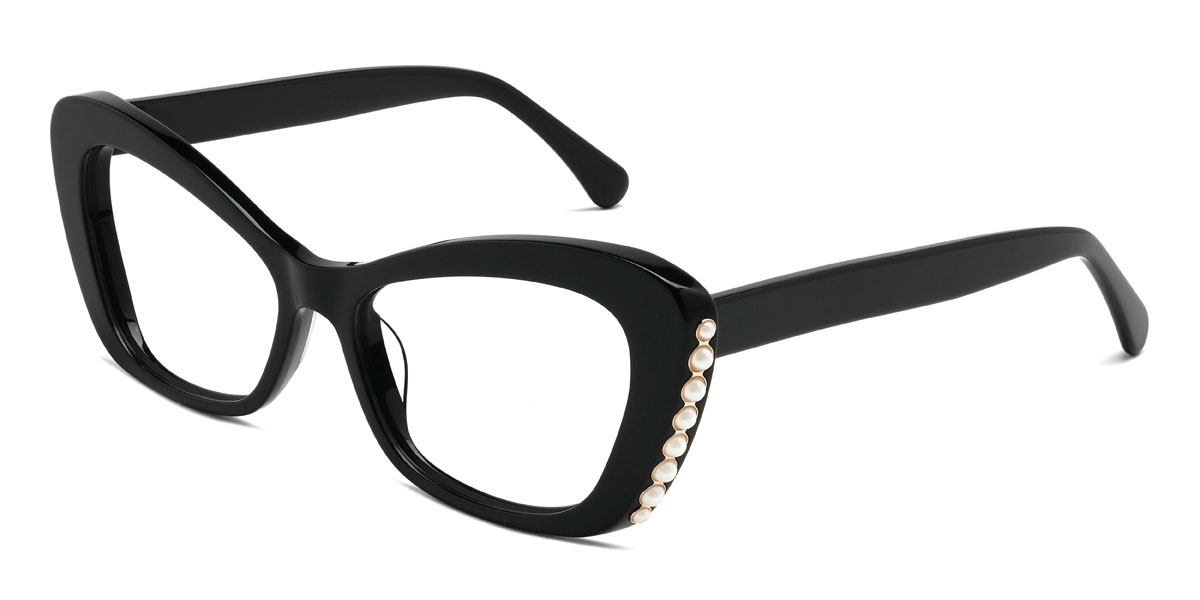 Schwarz Aliya Brille - Cat Eye Glasses