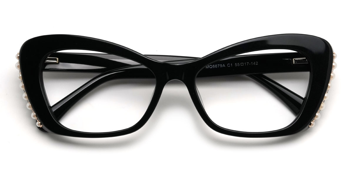 Schwarz Aliya Brille - Cat Eye Glasses