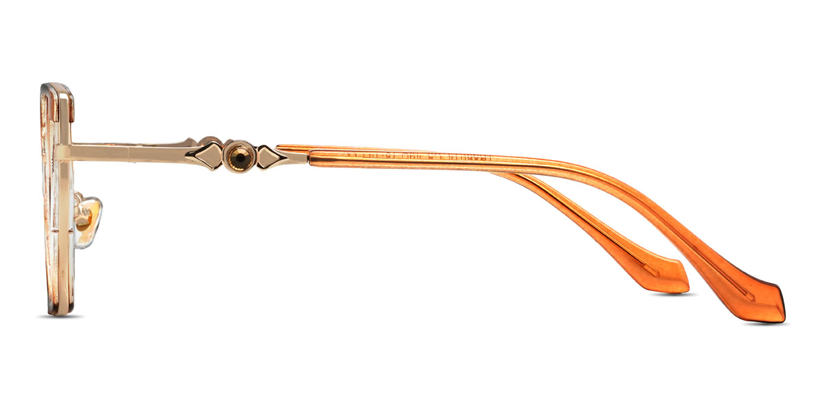 Narancs Memphis Szemüveg - Rectangle Glasses