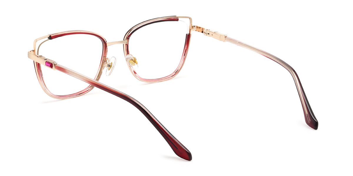 Borostyánszínű Clementine Szemüveg - Rectangle Glasses