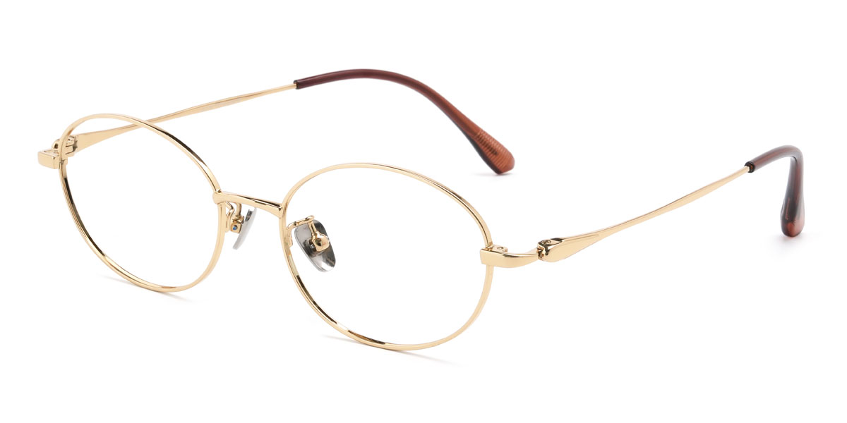 Gold Gabriele Brille - Oval Glasses