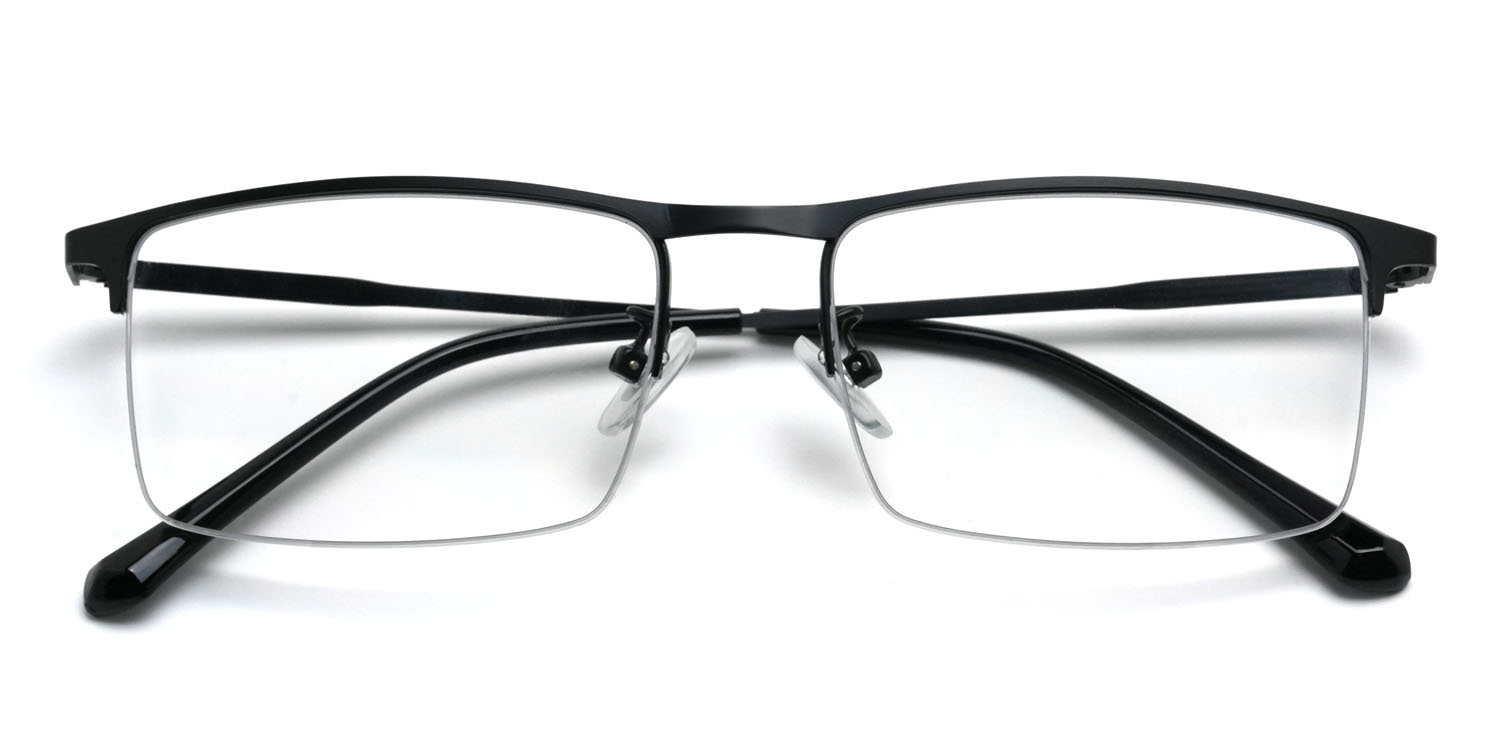 Noir Lemuel Lunettes - Rectangle Glasses