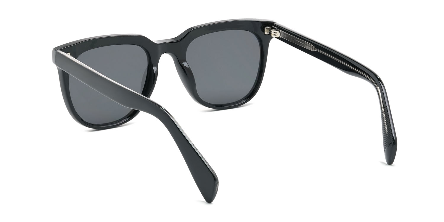 Schwarz Grau Hashim Brille - Square Sunglasses