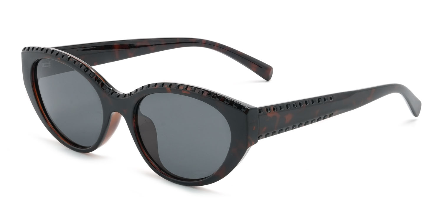 Schildpatt Grau Destinee Brille - Cat Eye Sunglasses