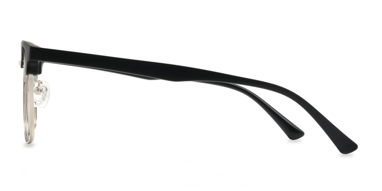 Fekete ezüst Ghassan Szemüveg - Rectangle Glasses