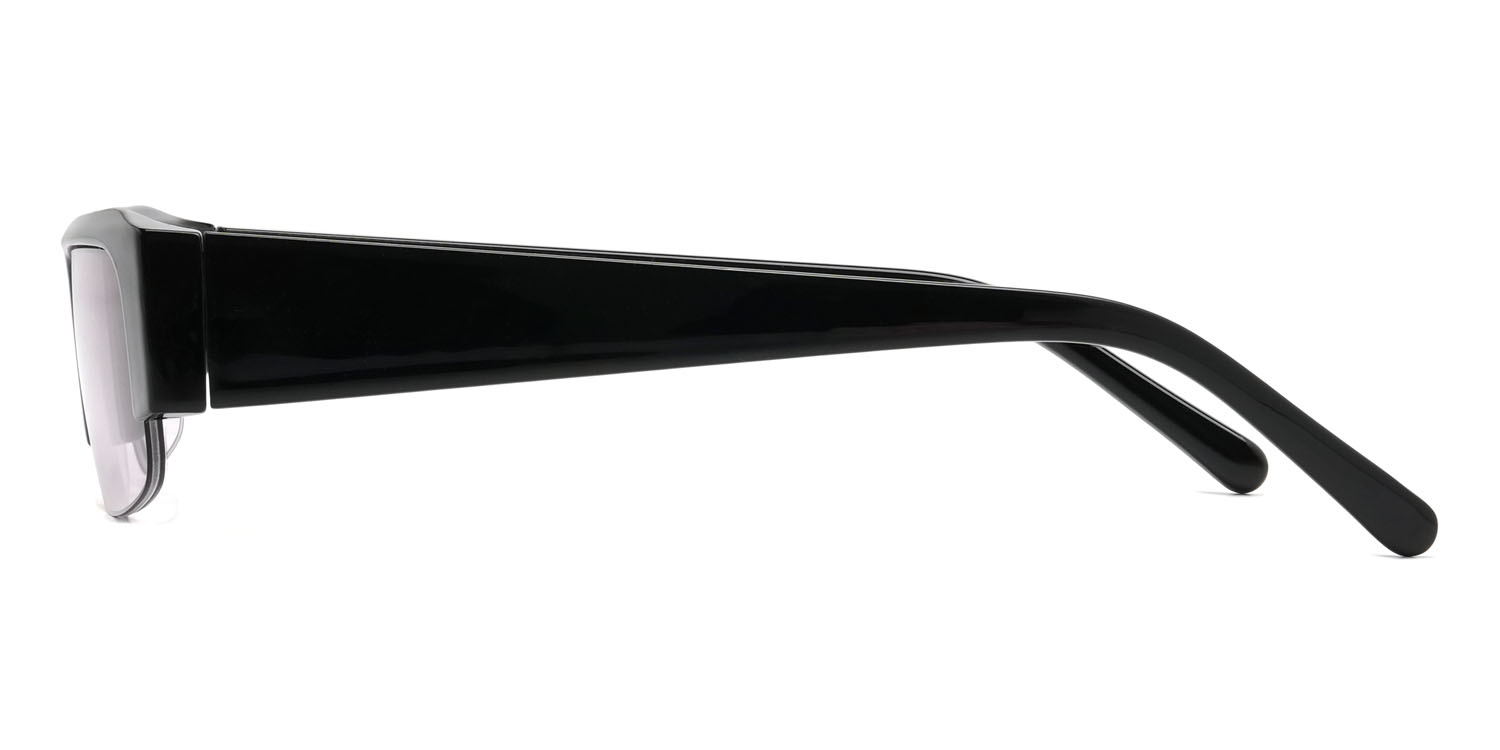 Fekete Gradual Purple Zackary Szemüveg - Rectangle Sunglasses