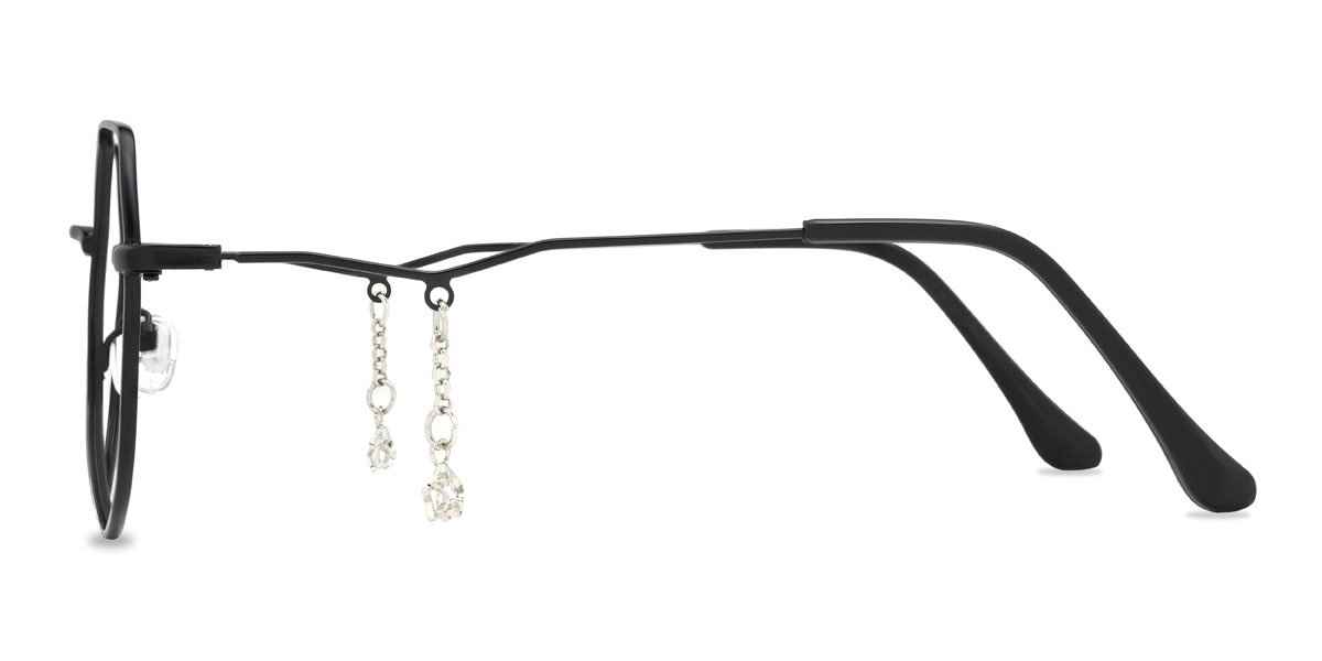 Black Jasmine Glasses - Round Glasses