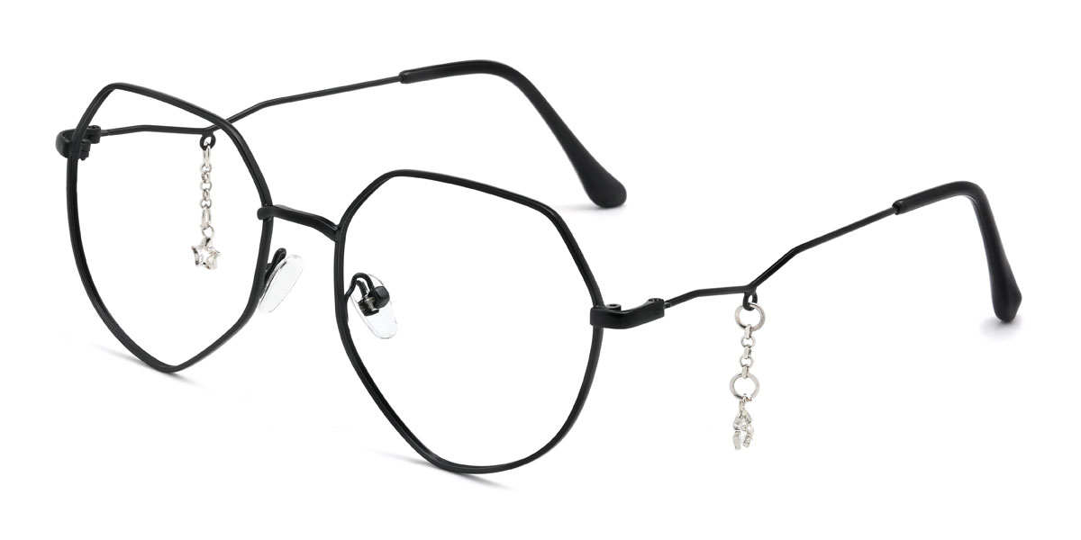 Black Jasmine Glasses - Round Glasses