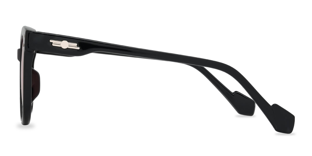 Negro Rojo Gradual Krue Gafas - Square Sunglasses