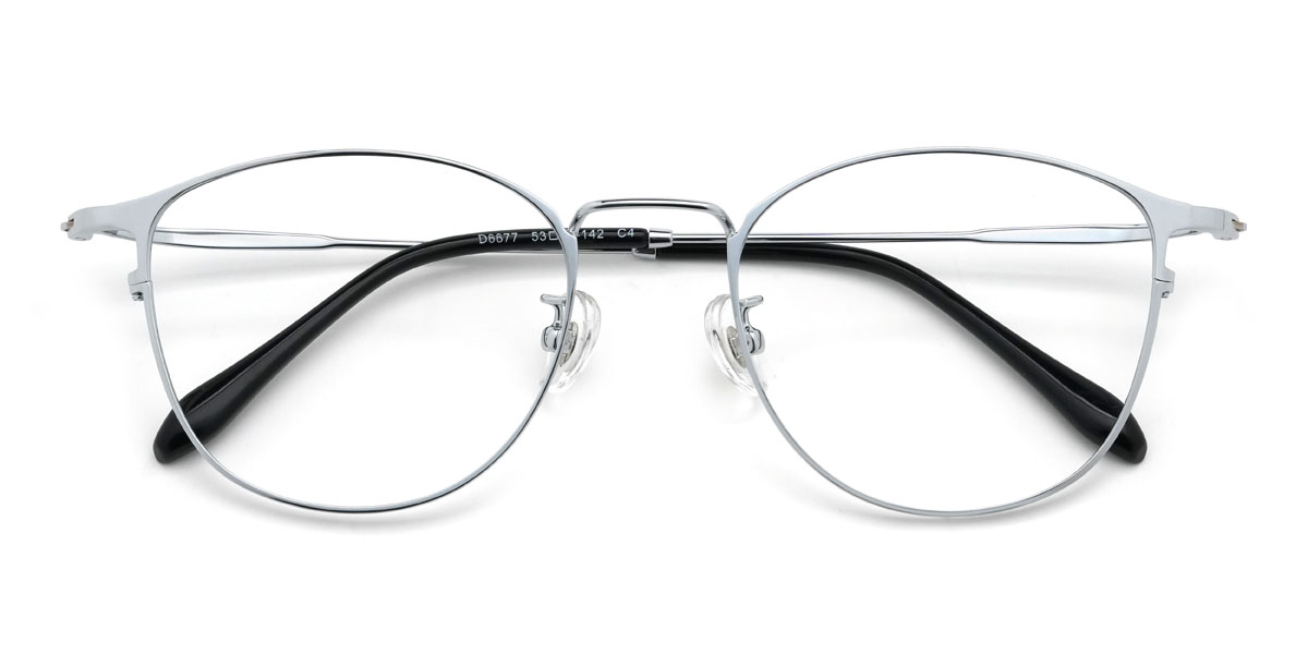 Silber Hessa Brille - Oval Glasses