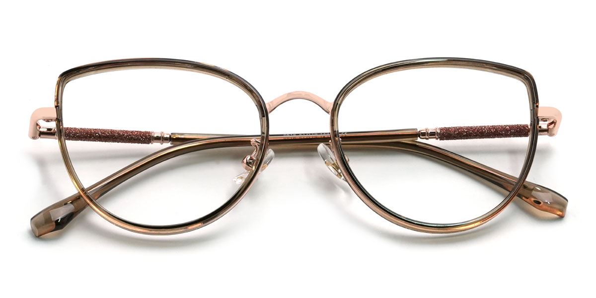 Marron Sariya Lunettes - Cat Eye Glasses