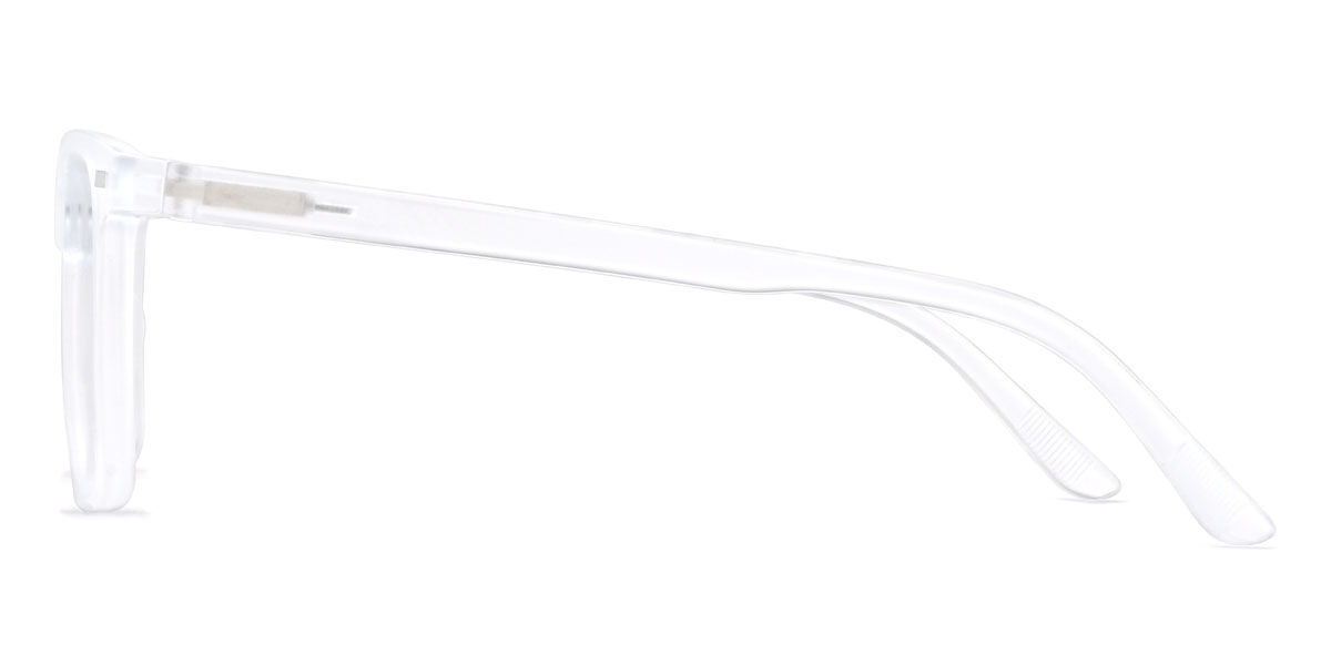 Clear Octavio Glasses - Rectangle Clip-On Sunglasses