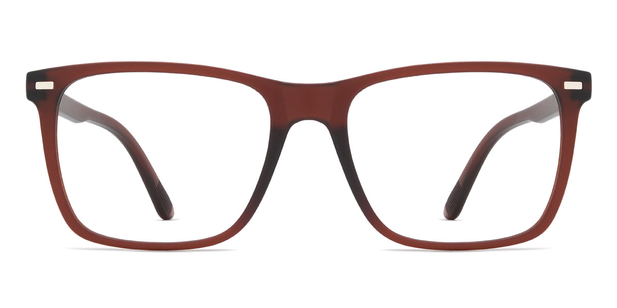 Barna Octavio Szemüveg - Rectangle Clip-On Sunglasses