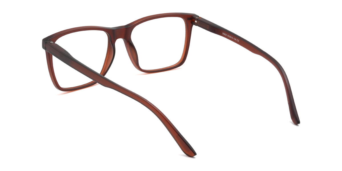 Barna Octavio Szemüveg - Rectangle Clip-On Sunglasses
