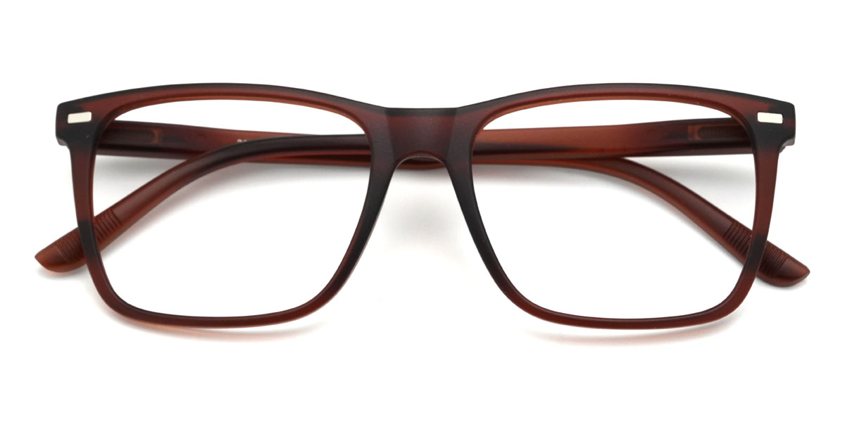 Barna Octavio Szemüveg - Rectangle Clip-On Sunglasses