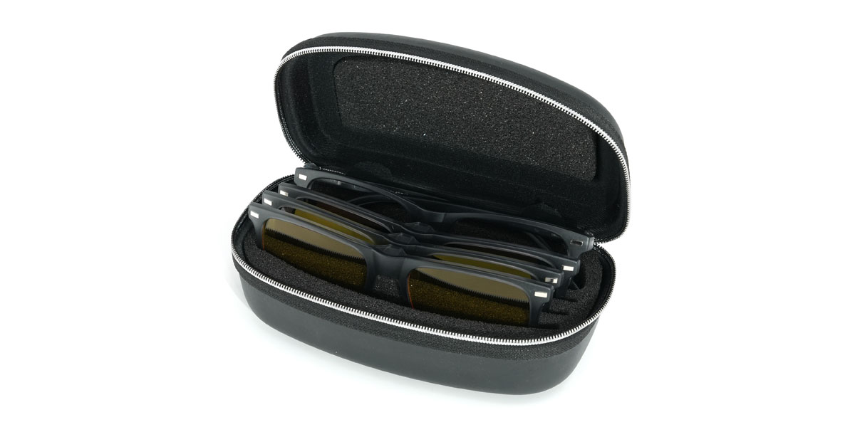 Grey Octavio Glasses - Rectangle Clip-On Sunglasses
