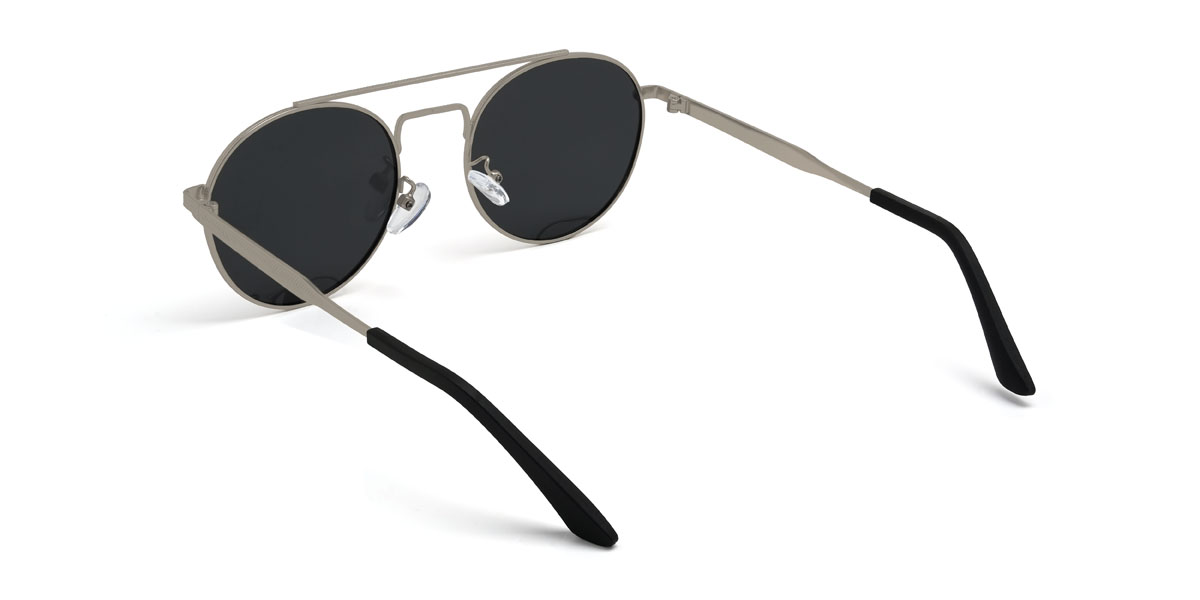 Silber Grau Gadiel Brille - Aviator Sunglasses