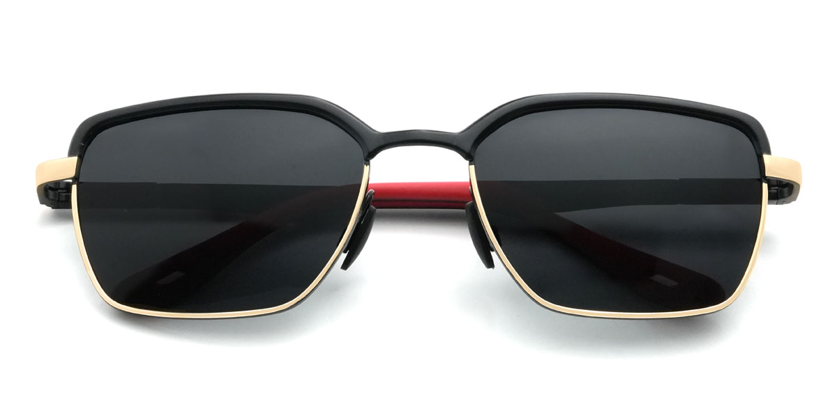 Gold Grau Vihana Brille - Rectangle Sunglasses