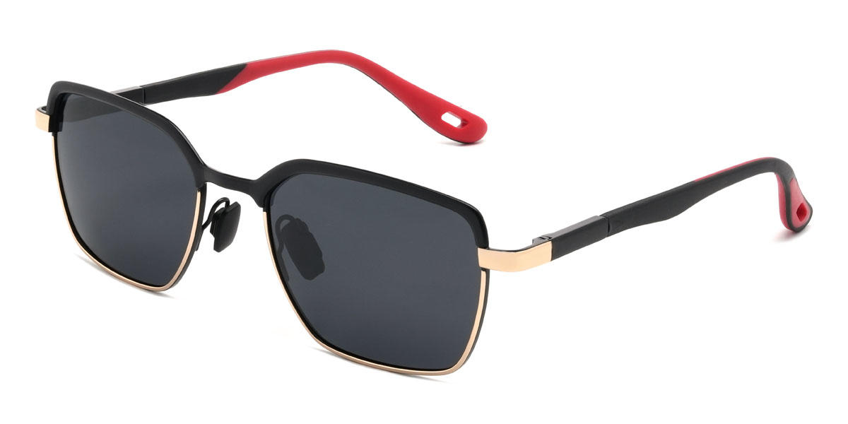 Gold Grau Vihana Brille - Rectangle Sunglasses