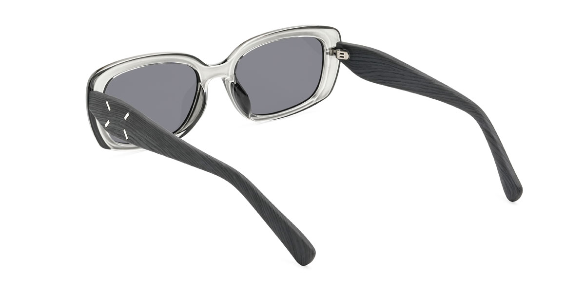 Grau Grau Fredrick Brille - Rectangle Sunglasses