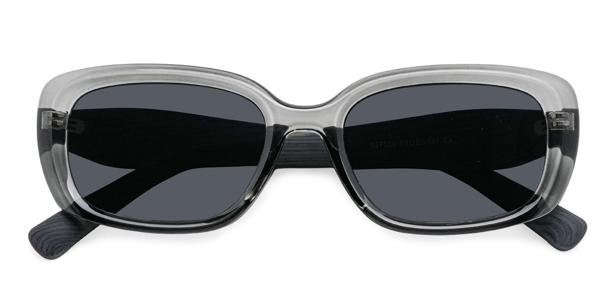 Grau Grau Fredrick Brille - Rectangle Sunglasses