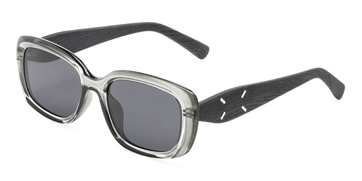 Grau Grau Fredrick Brille - Rectangle Sunglasses
