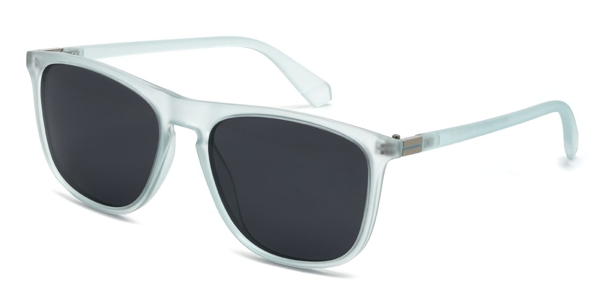 Baby Blue Grey Laine Glasses - Rectangle Sunglasses