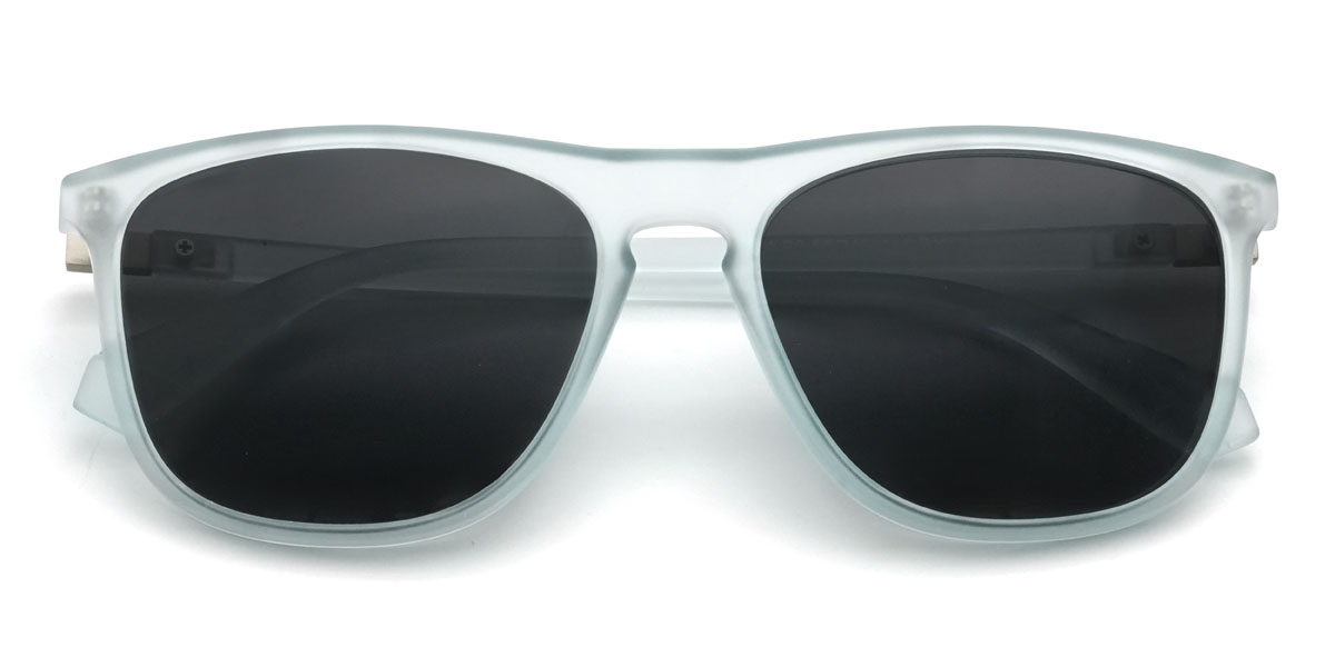 Baby Blue Grey Laine Glasses - Rectangle Sunglasses