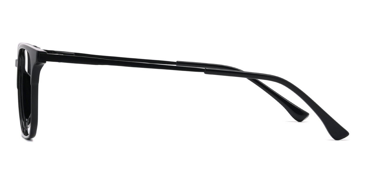 Schwarz Hanan Brille - Rectangle Clip-On Sunglasses