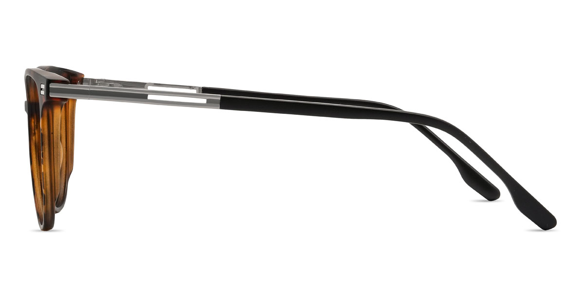 Écaille Antoine Lunettes - Oval Clip-On Sunglasses