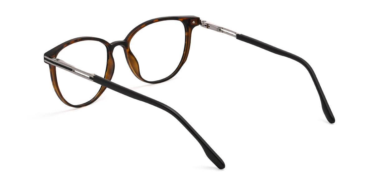 Écaille Antoine Lunettes - Oval Clip-On Sunglasses