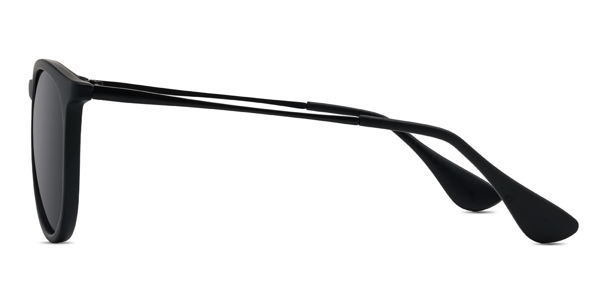 Black Gradual Purple Mayra Glasses - Oval Sunglasses