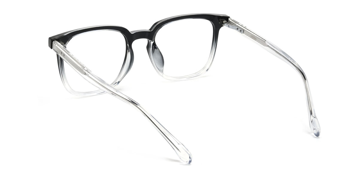Negro Claro Nahla Gafas - Rectangle Glasses