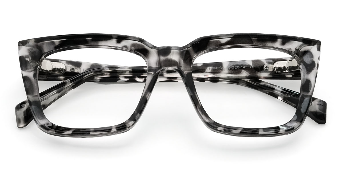 Noir Écaille de tortue Laynie Lunettes - Rectangle Glasses