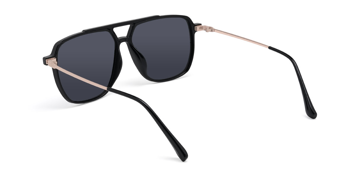 Schwarz Grau Manolo Brille - Aviator Sunglasses