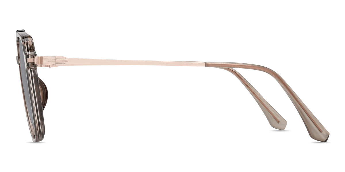 Átlátszó szürke szürke Manolo Szemüveg - Aviator Sunglasses