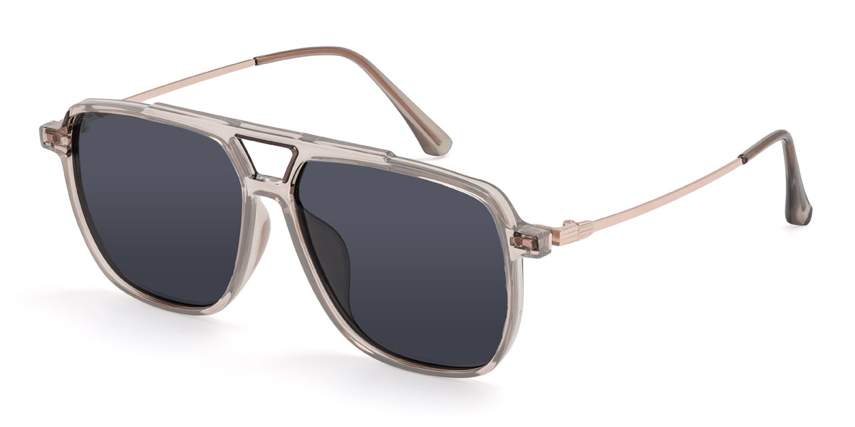 Átlátszó szürke szürke Manolo Szemüveg - Aviator Sunglasses