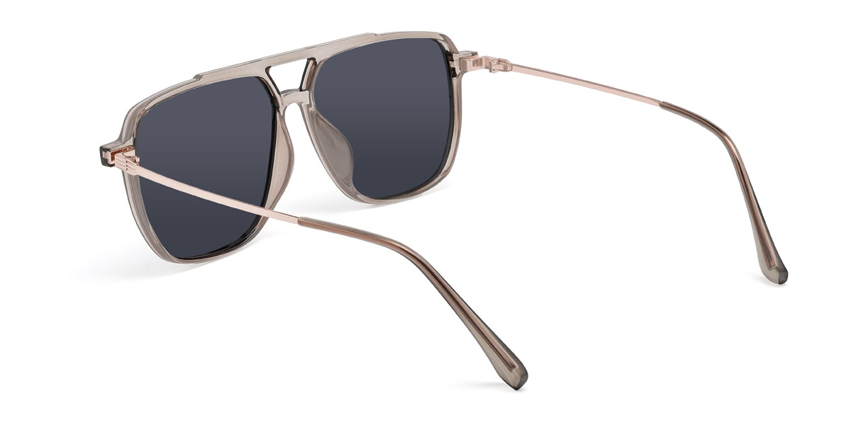 Átlátszó szürke szürke Manolo Szemüveg - Aviator Sunglasses