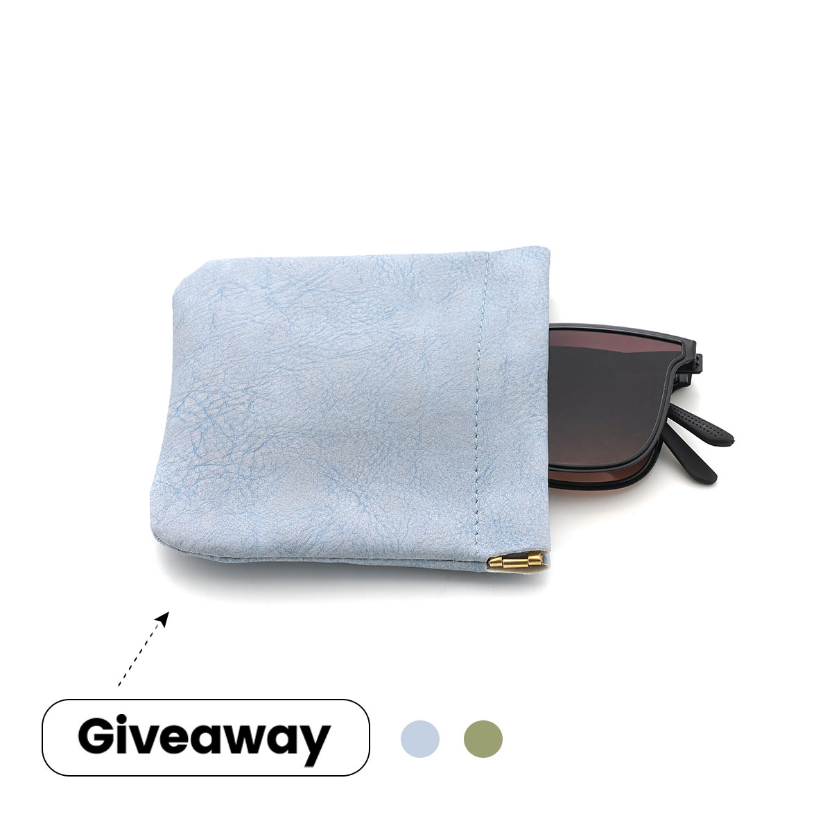 Schwarz Braun Xenia Brille - Square Sunglasses