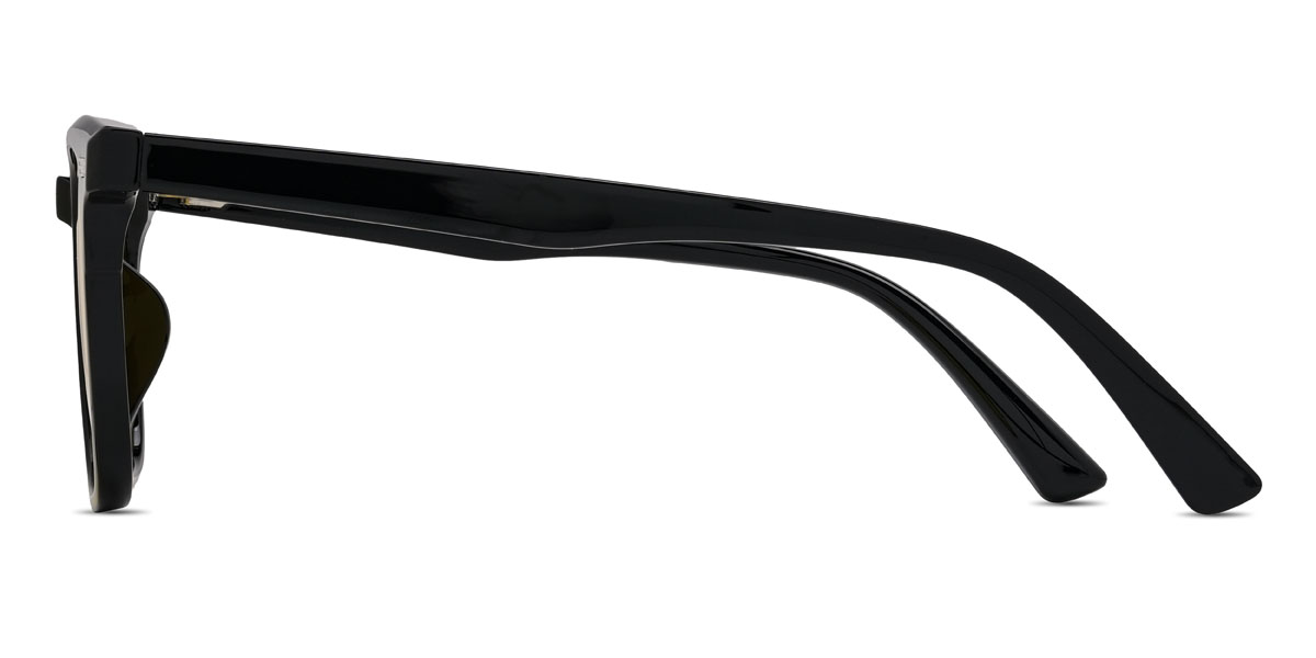 Black Yellow Marko Glasses - Rectangle Sunglasses