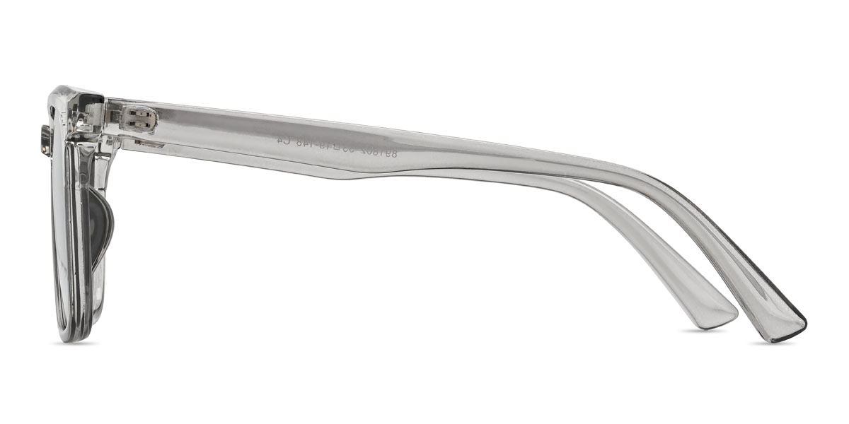 Klargrau Grau Marko Brille - Rectangle Sunglasses