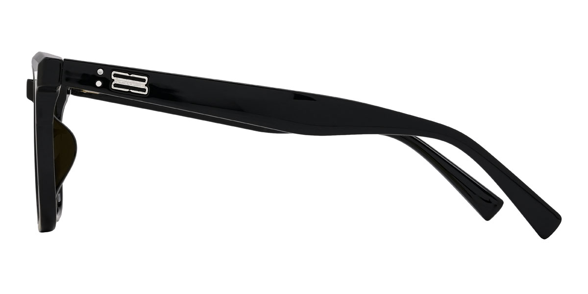Black Grey Fateh Glasses - Rectangle Sunglasses