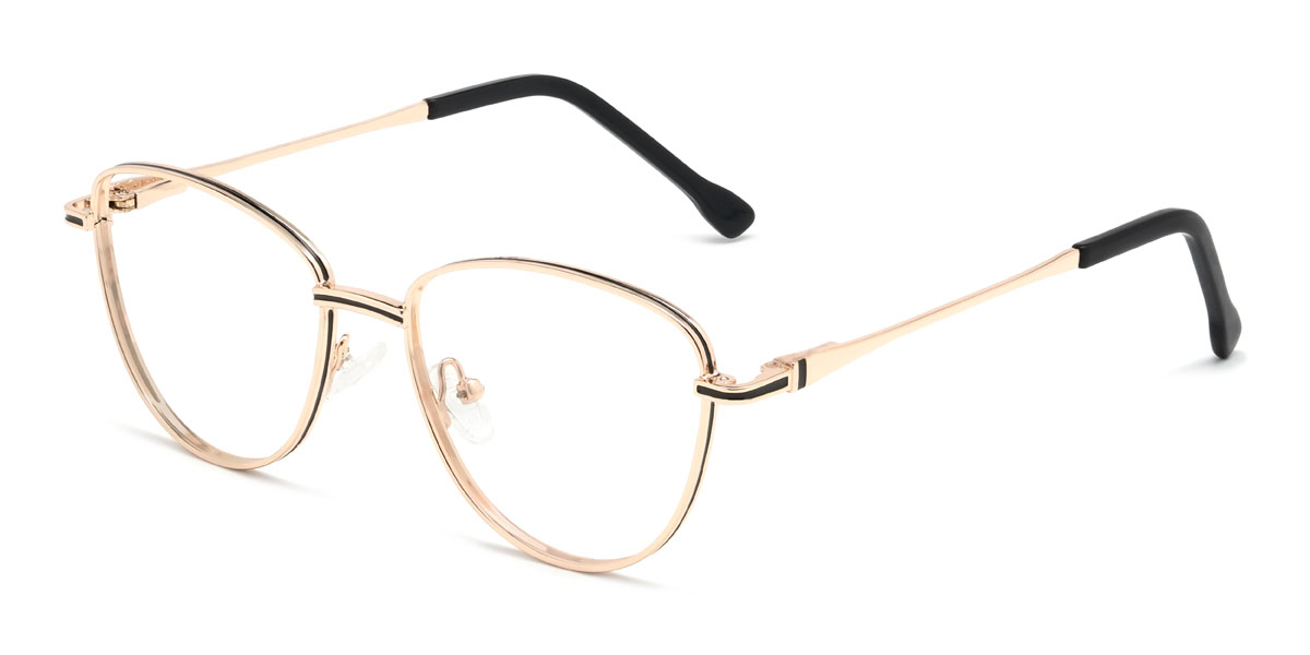 Or Noir Keeley Lunettes - Cat Eye Glasses