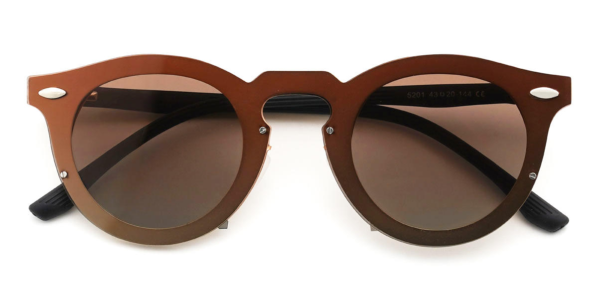 Gradual Brown Gradual Brown Amado Glasses - Oval Sunglasses