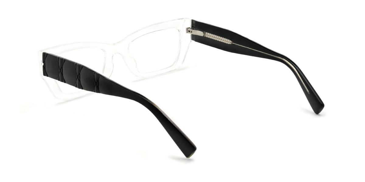 Clear Trevon Glasses - Rectangle Glasses