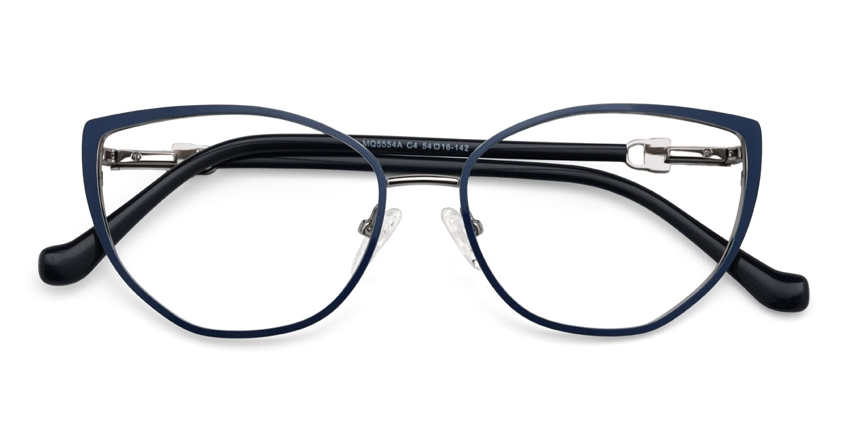 Blau Athaliah Brille - Cat Eye Glasses