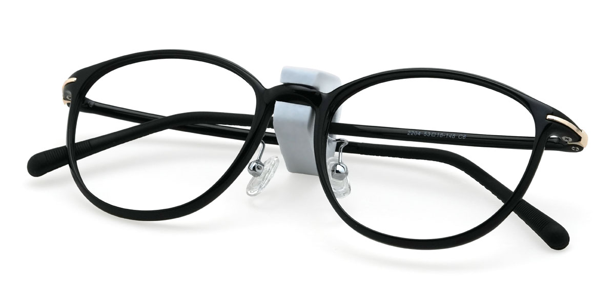 Noir Kamyla Lunettes - Oval Glasses